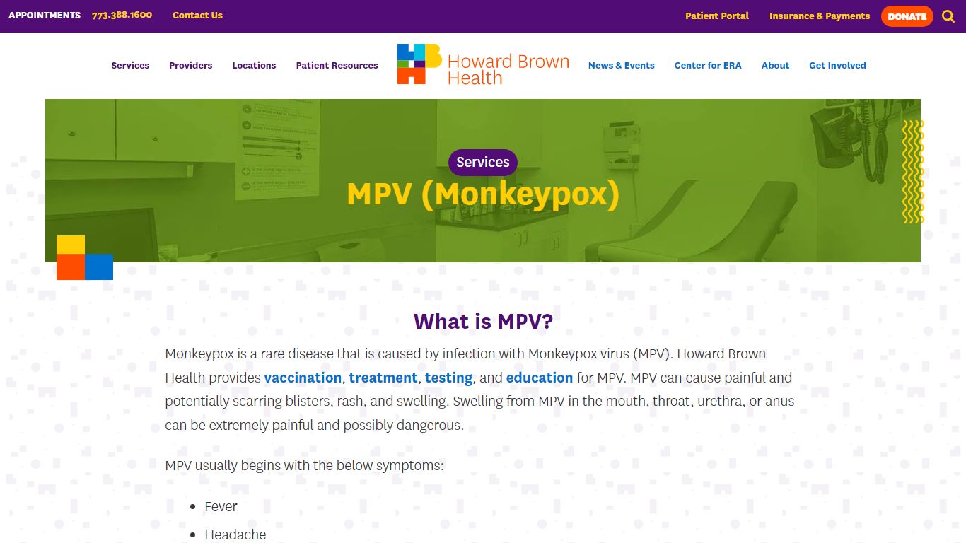 MPV (Monkeypox) - Howard Brown Health